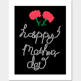 Happy Mother's Day lettering Posters and Art